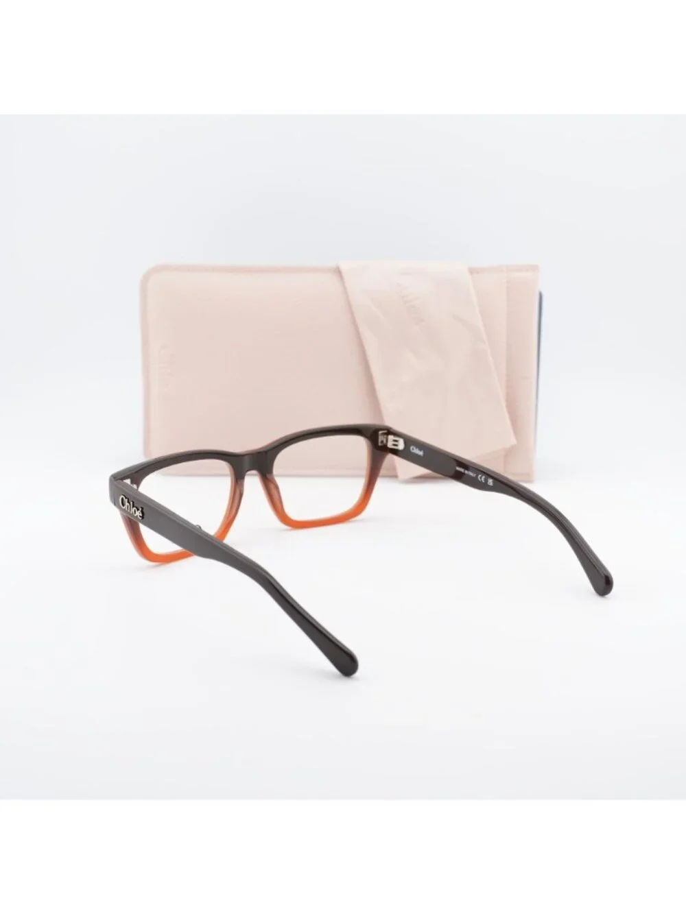 Chloe CH0242O 008 Square Eyeglasses 53mm - Brown
